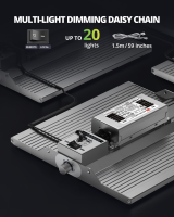 Viparspectra SX1000 LED mit Dimmer Full Spectrum