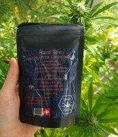 Hanftee mit Holunder