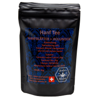 Hanftee mit Holunder
